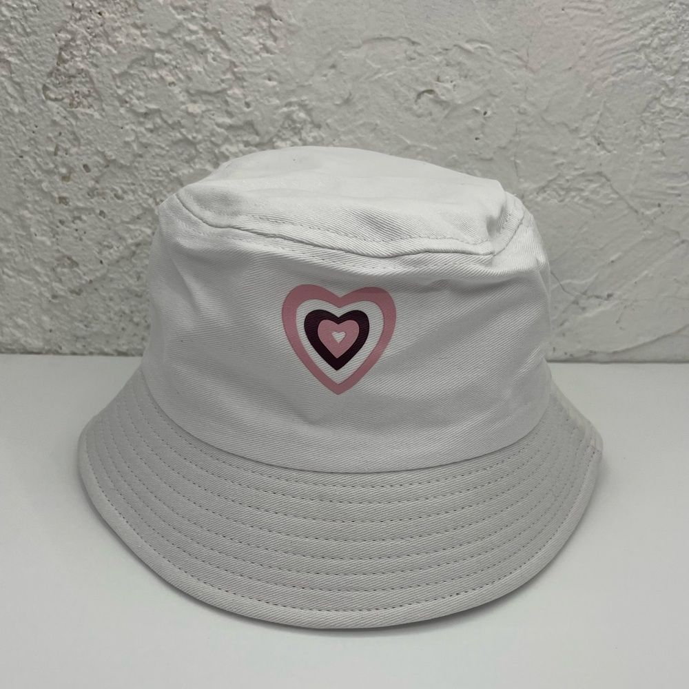 Pink Heart Bucket Hat